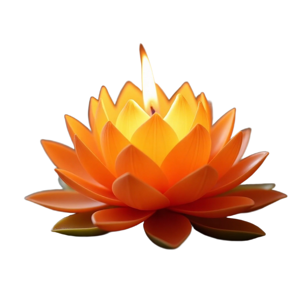 Floating Lotus Candle